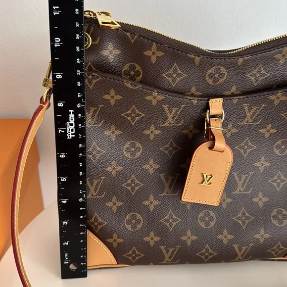 Louis Vuitton *NEW* Odeon MM NM Brown Monogram Shoulder Bag with Box & Cover - Picture 14 of 17